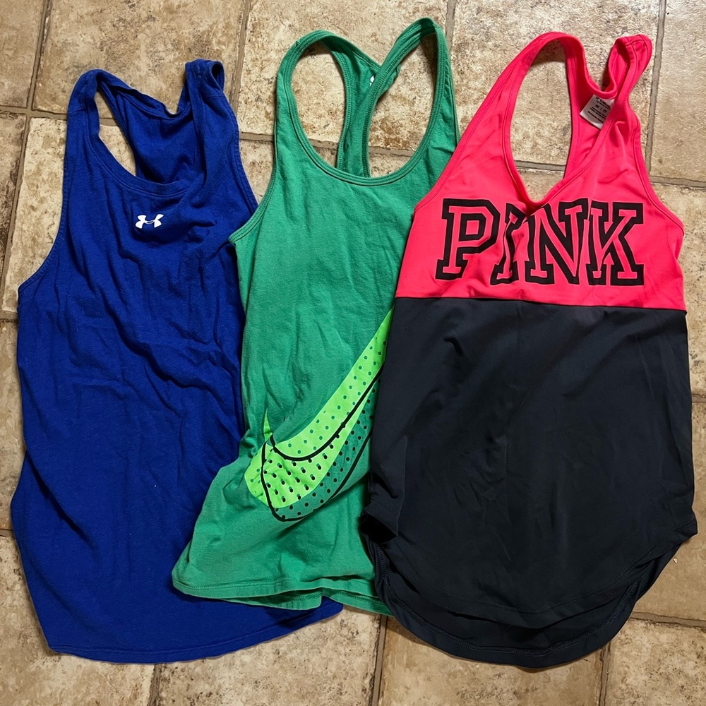 Lot of 2 Athletic Tank Tops size XS